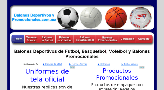 balonesdeportivosypromocionales.com.mx