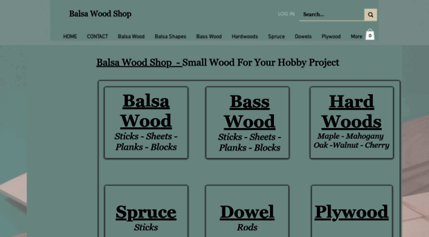 balsawoodshop.com