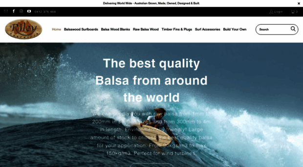 balsawoodsurfboardsriley.com