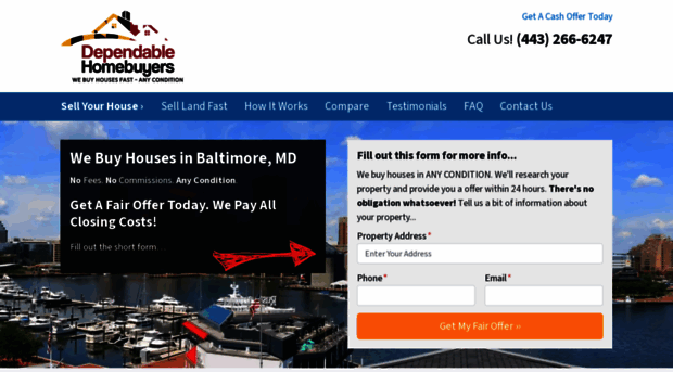 baltimore.dependablehomebuyers.com