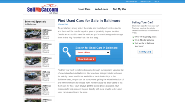 baltimore.sellmycar.com