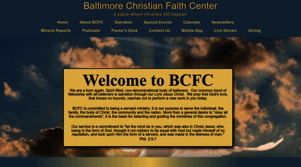 baltimorechristianfaithcenter.com