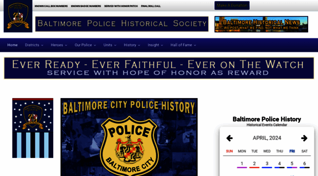 baltimorecitypolicehistory.com