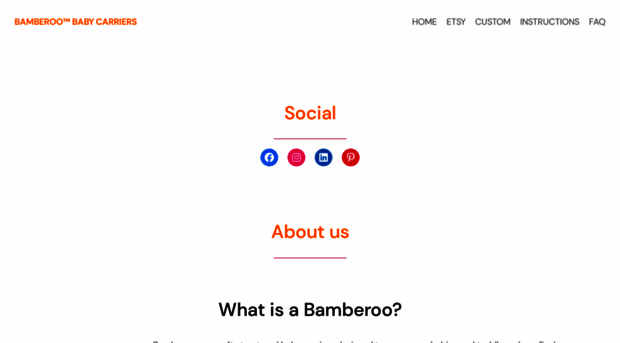 bamberoobaby.com