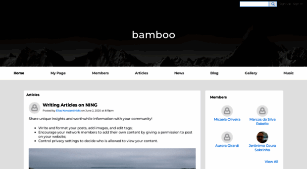 bamboo.ning.com