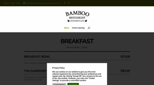 bamboorestaurant.co.za