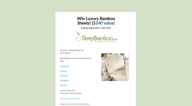 bamboosheets.wishpond.com