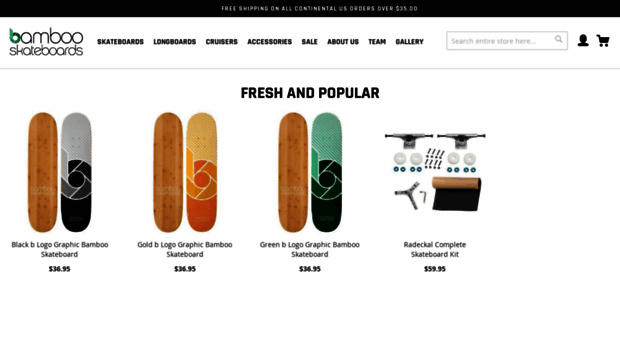 bambooskateboards.com