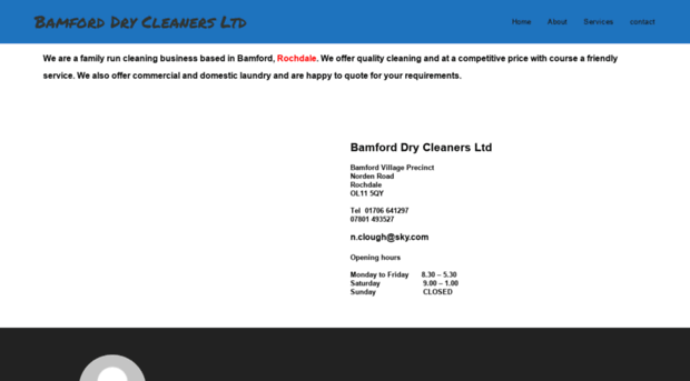 bamfordcleaners.co.uk