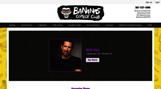 bananascomedyclub.com