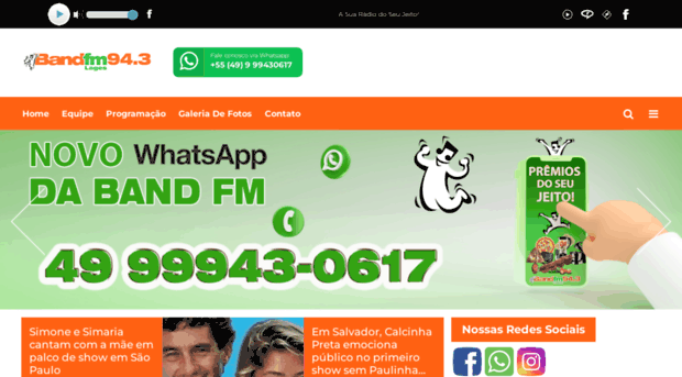 bandfmlages.com.br