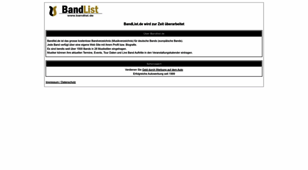 bandlist.de