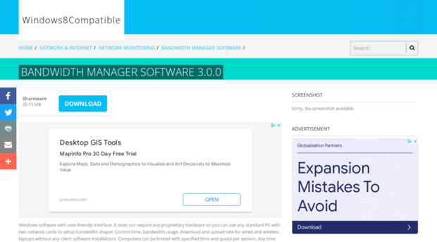 bandwidth-manager-software.windows8compatible.com