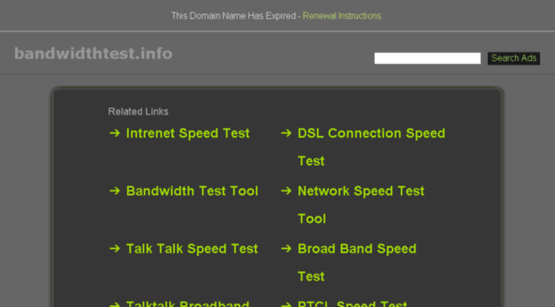 bandwidthtest.info