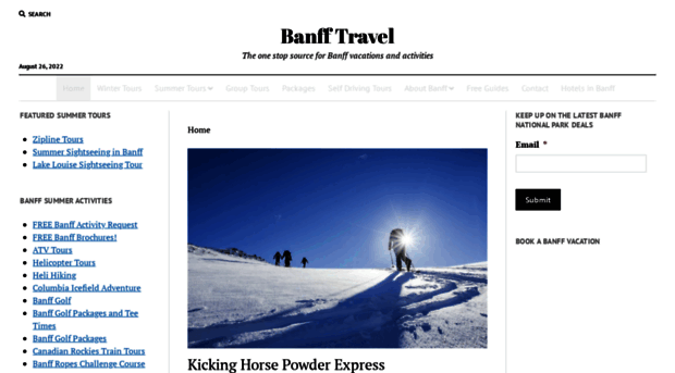 banfftravel.com