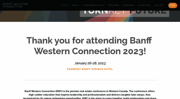 banffwesternconnection.com