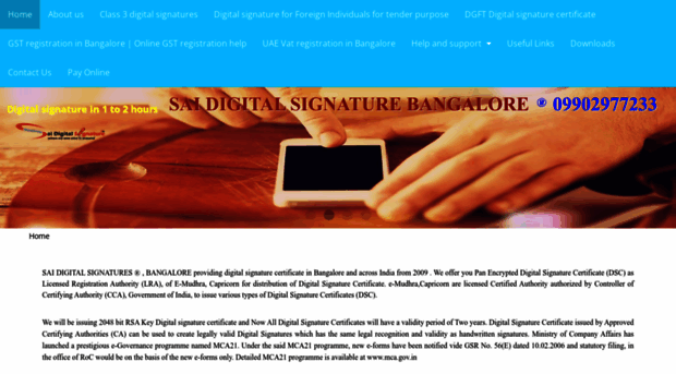 bangaloredigitalsignature.com