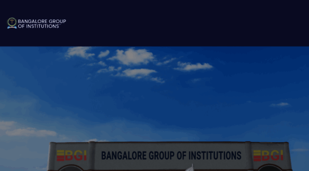 bangaloregroupofinstitutions.com