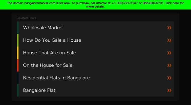 bangaloremarket.com