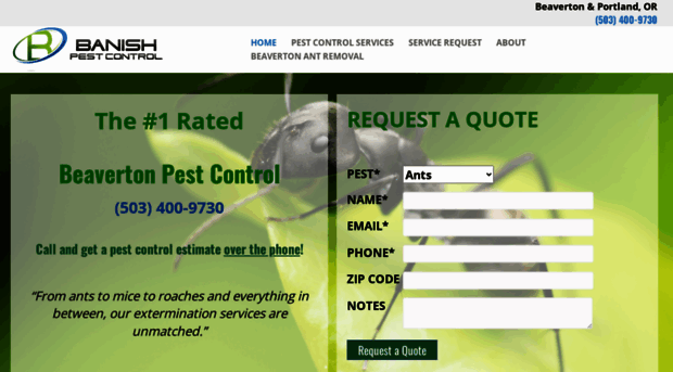 banishpestcontrol.com