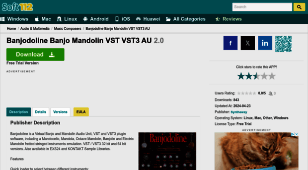 banjodoline-virtual-banjo-mandolin-vst.soft112.com