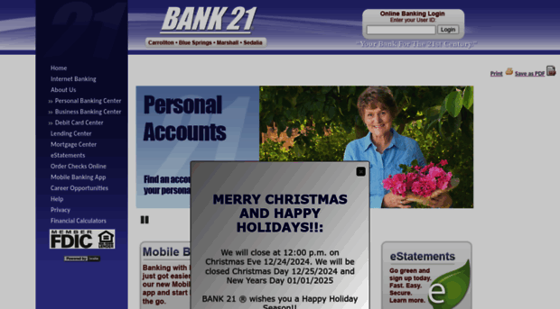 bank21.com