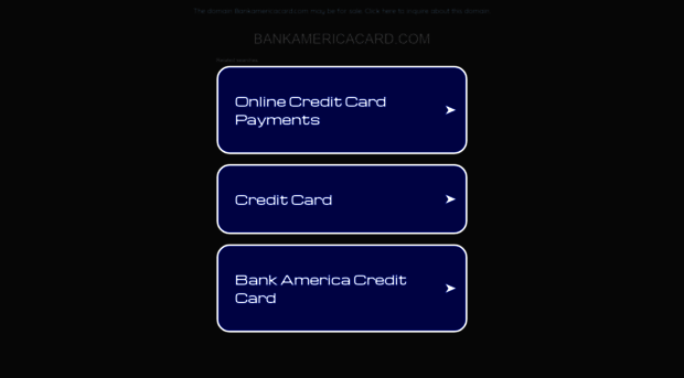 bankamericacard.com