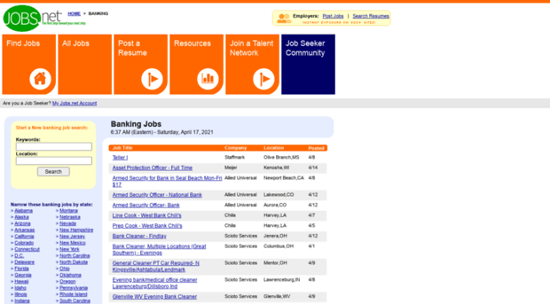 banking.jobs.net