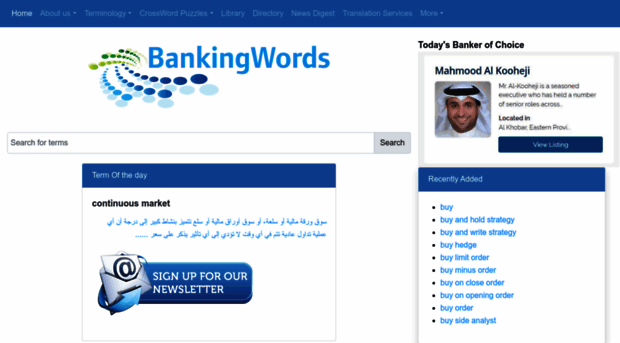 bankingwords.com