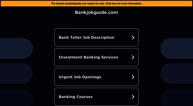 bankjobguide.com