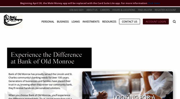 bankofoldmonroe.com