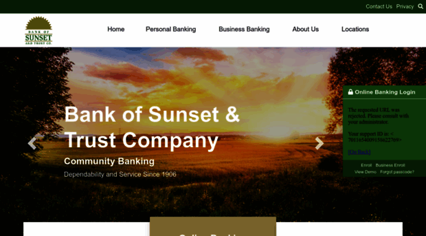 bankofsunset.com