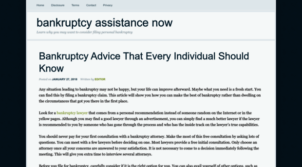 bankruptcyassistancenow.com