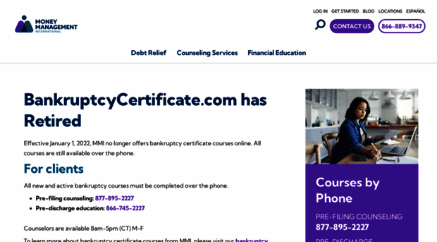 bankruptcycertificate.com