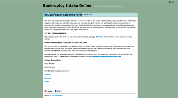 bankruptcyintakeonline.com