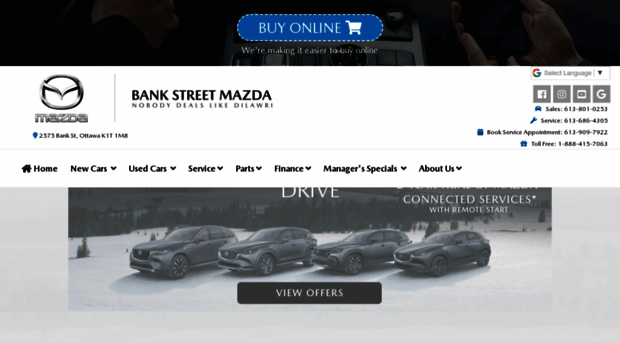 bankstreetmazda.com