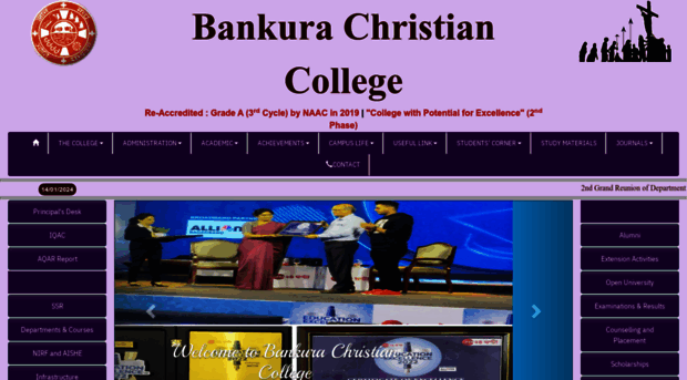 bankurachristiancollege.in