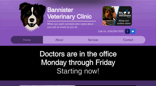 bannisterveterinaryclinic.biz