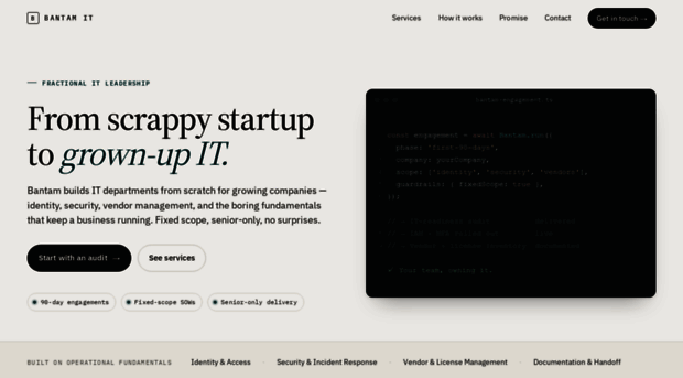 bantamitconsulting.com