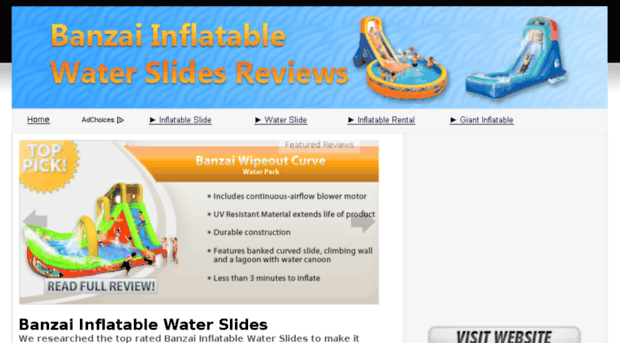 banzaiinflatablewaterslides.com