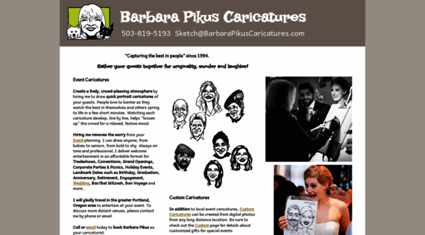 barbarapikuscaricatures.com