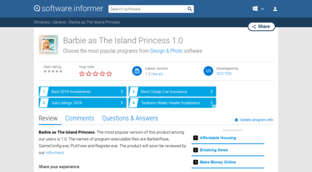 barbie-as-the-island-princess.software.informer.com