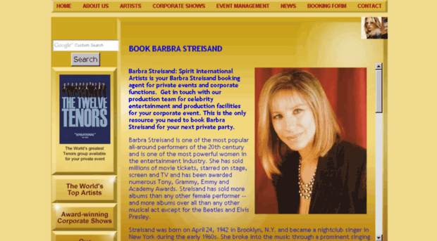 barbrastreisandagent.com