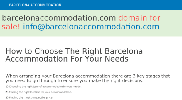 barcelonaccommodation.com