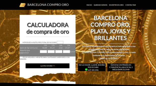 barcelonacomprooro.com