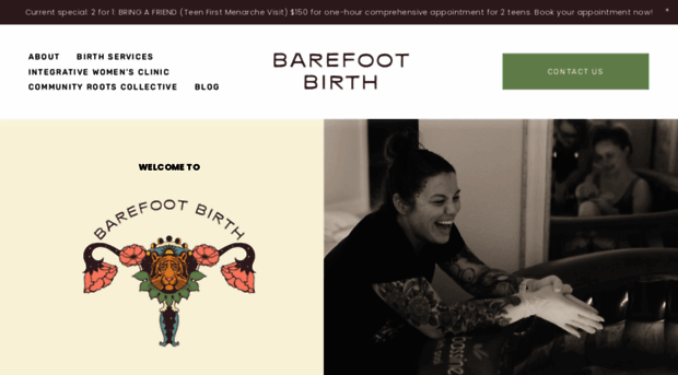 barefootbirth.com