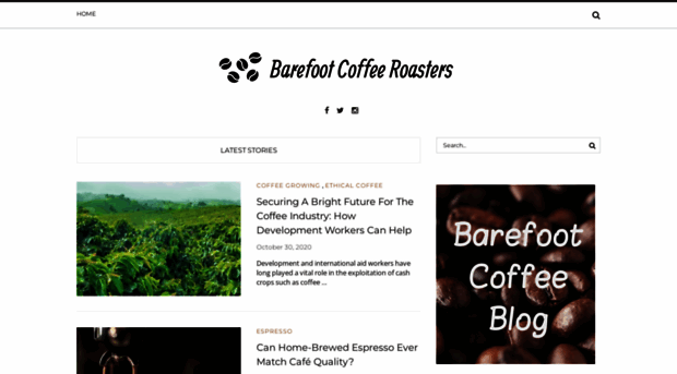 barefootcoffeeroasters.com