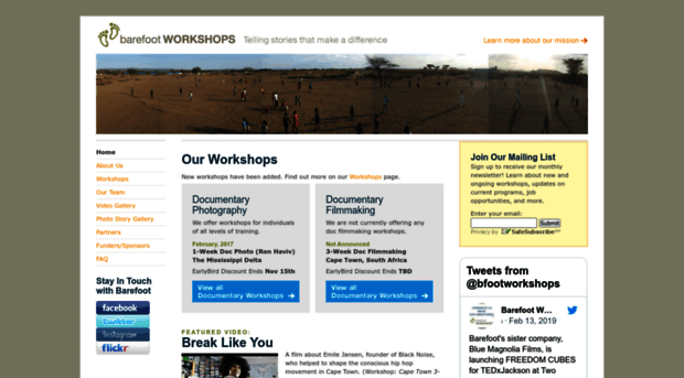 barefootworkshops.com