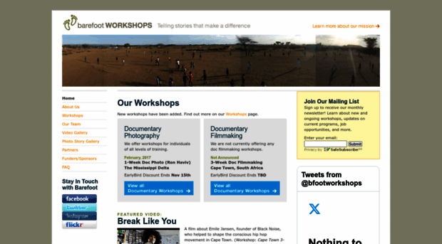 barefootworkshops.org