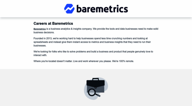 baremetrics.workable.com